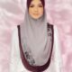 TUDUNG ESHAL LUXE 84 PRUNELLA